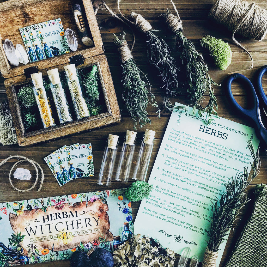 Witch's Herb Kit, Dried Flowers, Witch, Witchy, Witchcraft, Witchcraft  Supplies, Wicca, Wiccan, Pagan, Green Witch, Witchy Gifts 